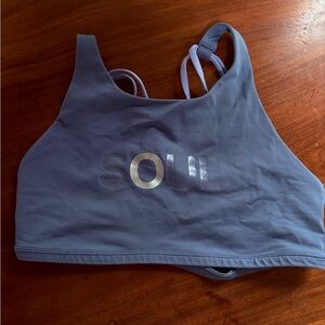 Lululemon athletica Blue “Soul Cycle”Sports Bra